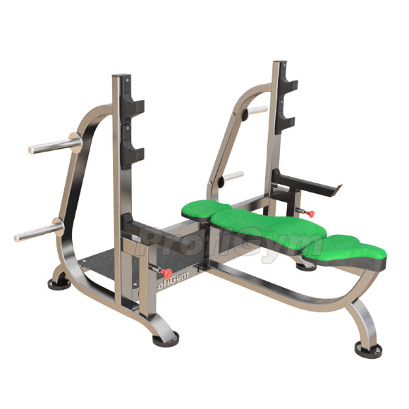 Скамья для жима лежа со страховочными упорами ProfiGym BP - 004