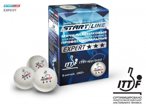 TRAINING 3*, 6 мячей в упаковке Start Line TRAINING 3*, 6 мячей в упаковке Start Line