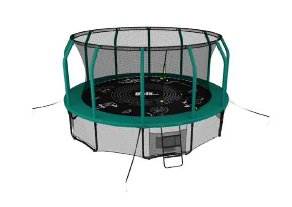 Батут UNIX line SUPREME GAME 12 ft (green) Батут UNIX line SUPREME GAME 12 ft (green)