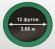 Батут премиум Arland 12FT с внутренней страховочной сеткой и лестницей (Dark green)