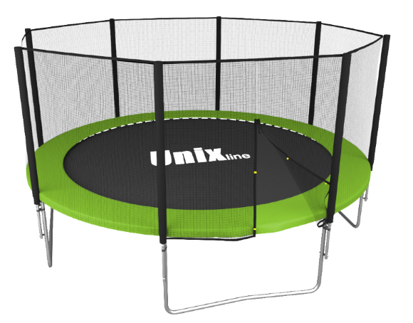 Батут UNIX line Simple 12 ft Green (outside)