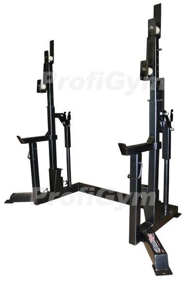 Стойка для пауэрлифтинга (домкратная) со страховочными упорами ProfiGym ПЛ-0080-F Стойка для пауэрлифтинга (домкратная) со страховочными упорами ProfiGym ПЛ-0080-F